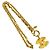 Collana a catena placcata oro con motivo Coco Mark vintage di CHANEL D'oro - vista 4