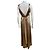 Vera Wang Beeindruckendes vintage golden Abendkleid - Ansicht 3