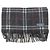 Sciarpa Burberry in cashmere a quadri tartan blu marino Blu navy