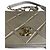 Borsa a tracolla in pelle di vitello metallica argento Chanel Airlines 16P Mini Propellor - vista 10