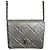 Borsa a tracolla in pelle di vitello metallica argento Chanel Airlines 16P Mini Propellor - vista 14