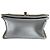 Borsa a tracolla in pelle di vitello metallica argento Chanel Airlines 16P Mini Propellor - vista 8