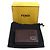 Billetera Fendi FF Compact Tri-Fold Burdeos - vista 8