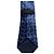 Lanvin Paris Tie – Night Blue Geometric Patterns Navy blue - view 4