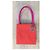 Dior Borsa Mini Lady Dior in Tweed Arancione e Seta Fucsia Fuschia - vista 8