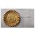 Spilla Chanel Deauville Crest dorata D'oro - vista 3