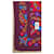 Yves Saint Laurent Seidentuch Lila Blumenmuster 90x90cm  - Ansicht 4