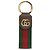 Gucci Ophidia Sherry Line Key Ring Brown Golden