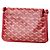 Portafoglio Plumet Goyard in pelle rossa Rosso - vista 2