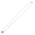Hermès Hermes Mini Pop H Pendant Necklace Silvery Pink  - view 3