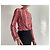 Sinéquanone Blusa a rayas Sinequanone con cuello Mao talla 38 Castaño Negro Roja Crema - vista 5