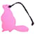 Hermès Hermes Petit H Beaver Epsom Togo Bag Charm Pink Orange  - view 1