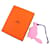 Hermès Hermes Petit H Beaver Epsom Togo Bag Charm Pink Orange  - view 2