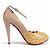 Nina Ricci Sposa Caviglia Intaglio Floreale Grigio Giallo