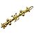 Fermaglio per capelli Baby Louis di Louis Vuitton D'oro - vista 2