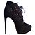 Stivaletti Alaïa Studded Lace-up in camoscio nero