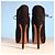 Stivaletti Alaïa Studded Lace-up in camoscio nero - vista 4
