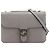 Gucci Crossbody Interlocking G in vitello grigio medio Marrone