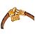 Twist Bracciale Petite Malle Keep It Monogramma Marrone Louis Vuitton - vista 4