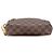 Pochette Billets Macao Damier Ebene Marrone Louis Vuitton - vista 3