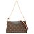 Clutch Pallas Monogram Marrone Louis Vuitton