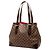 Louis Vuitton Borsa Hampstead MM Damier Ebene Marrone - vista 2