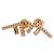 Fendi F Strass-Ohrstecker