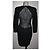 Emilio Pucci Schwarzes Kleid mit Spitzen Details Viscose Größe 40 - Ansicht 4