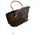 Borsa a mano Louis Vuitton Raspail MM Marrone in Tela