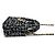 Borsa a spalla mini in tweed nero Chanel con catena - vista 3
