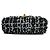 Borsa a spalla mini in tweed nero Chanel con catena - vista 4