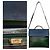 Borsa 2way in pelle Loewe Blu Verde - vista 5