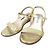 Autre Marque Sandali con zeppa Pellico Sunny D'oro
