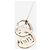 Chanel Spilla doppio cuore in diamante argento - vista 2