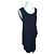Ärmelloses schwarzes Fuzzi-Kleid aus 100% Viskose