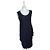 Ärmelloses schwarzes Fuzzi-Kleid aus 100% Viskose - Ansicht 3