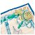 Sciarpa Hermès Carré 90 Tribord Nave a Vela Blu Multicolore Beige - vista 3