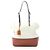 Borsa a Spalla Pecan Fendi Marrone Bianco Blu navy