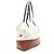 Borsa a Spalla Pecan Fendi Marrone Bianco Blu navy - vista 2
