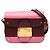 Borsa a Spalla Valentino Rosa Rosso Bordò