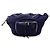 Borsa a vita con logo Anagram Loewe Nero Blu navy