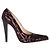 Bordeauxfarbene Pailletten-Pumps von Miu Miu - 2010er Jahre