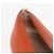 Orangene Lederflats von Salvatore Ferragamo - Ansicht 9