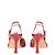 Décolleté in pelle rossa Jimmy Choo - Anni 2010 Rosso - vista 6