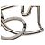 Ring Hermès Portachiavi con Motivo Cavallo Hermes Argento - vista 3