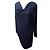 Marinefarbendes Winterstrickkleid Jil Sander 100% Wolle Größe 40 Marineblau