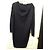 Marinefarbendes Winterstrickkleid Jil Sander 100% Wolle Größe 40 Marineblau - Ansicht 5