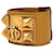 Pulseira Charm Collier de Chien Hermès Dourado Amarelo  - vista 2