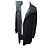 Abrigo Negro Midi Moncler T40 en Lana