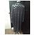 Abrigo Largo Pailletado Negro Thierry Mugler T42 - vista 3